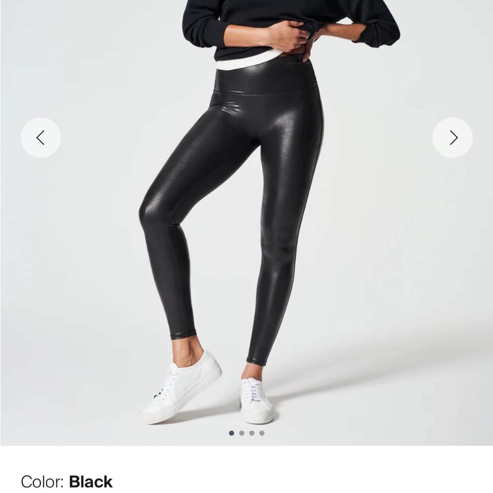 SPANX faux leather leggings
